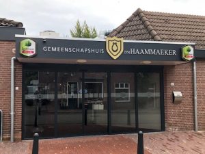 banner hoofdingang d'n haammaeker