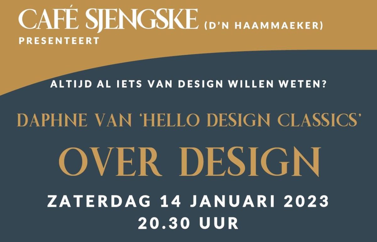 ‘HELLO Design Classics’ in café Sjengske